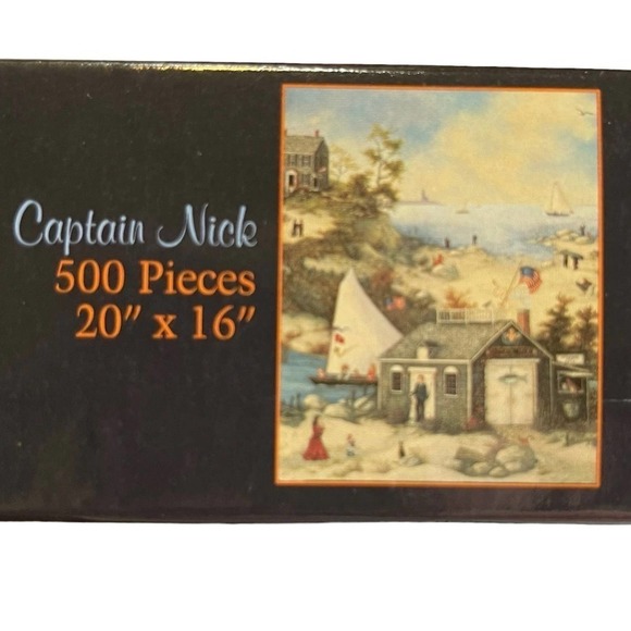 Linda Nelson Stocks Deluxe Puzzle Set Three 500 Piece Jigsaw Puzzles SEALED 1999 - Picture 12 of 14